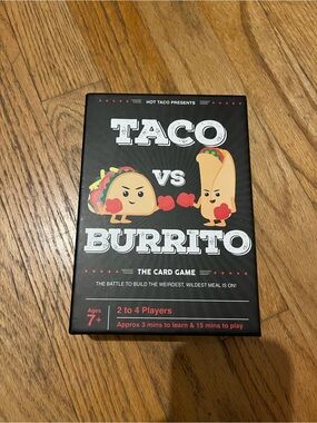 Taco vs Burrito Card Game
